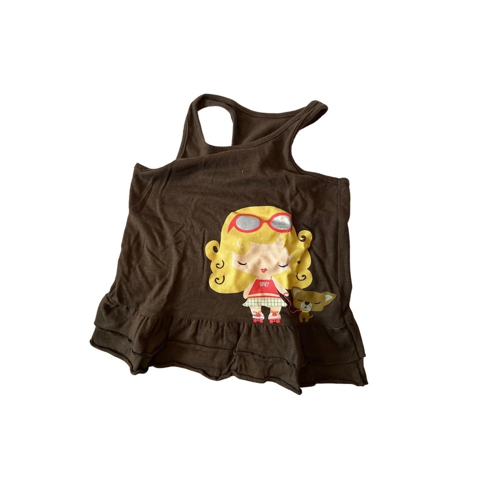 Sprockets ine Kids Minons Tank Blouse Girls Size 4T